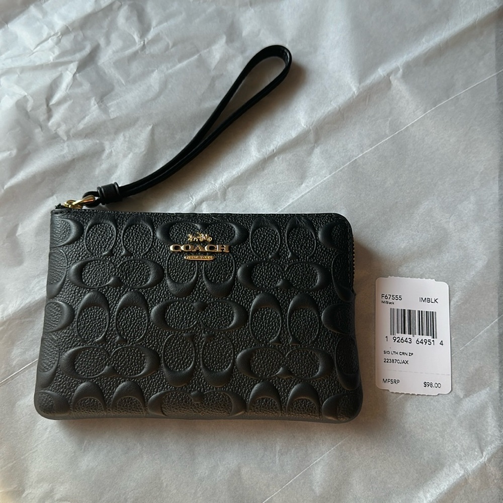 Coach Small Wristlet NWT